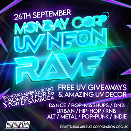 Monday Corp - UV Neon Rave