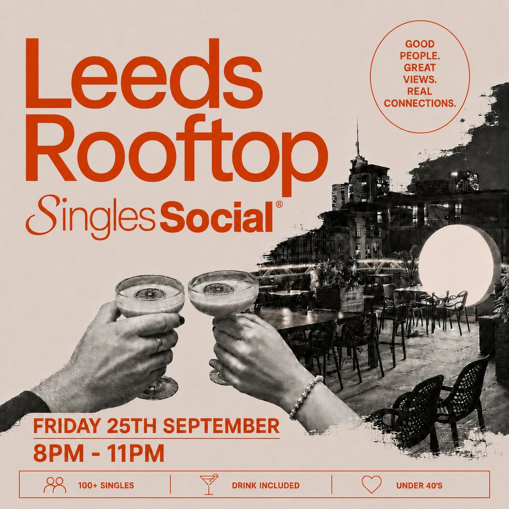 Leeds Rooftop Singles Social | 100+ Singles | Under 40s at The Rooftop Social, Leeds