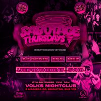 Sabotage Thursdays at The Volks Nightclub