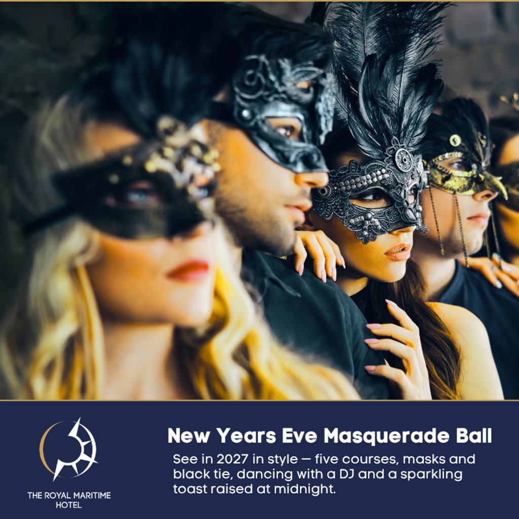 New Year's Eve Masquerade Ball 2026 at the Royal Maritime Hotel at Royal Maritime Hotel, Portsmouth