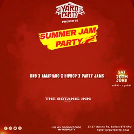 Summer Jam Party @ The Botanic Inn Belfast