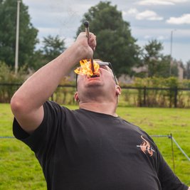 Fire eating beginners workshop