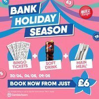 Bank Holiday Season - Buzz Bingo Basildon 04/05 at Buzz Bingo Basildon