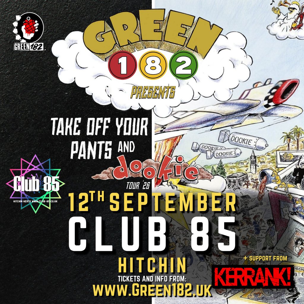 GREEN 182 - Take Off Your Pants & Dookie Tour 2026! Image