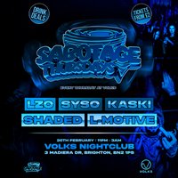 Sabotage Thursdays at The Volks Nightclub