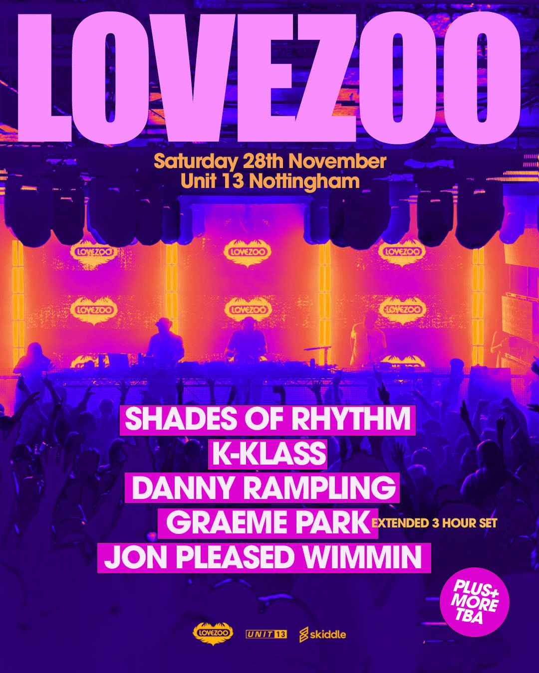 Tickets: LOVEZOO Final Party 2026 at Unit 13 - Nottingham | Unit