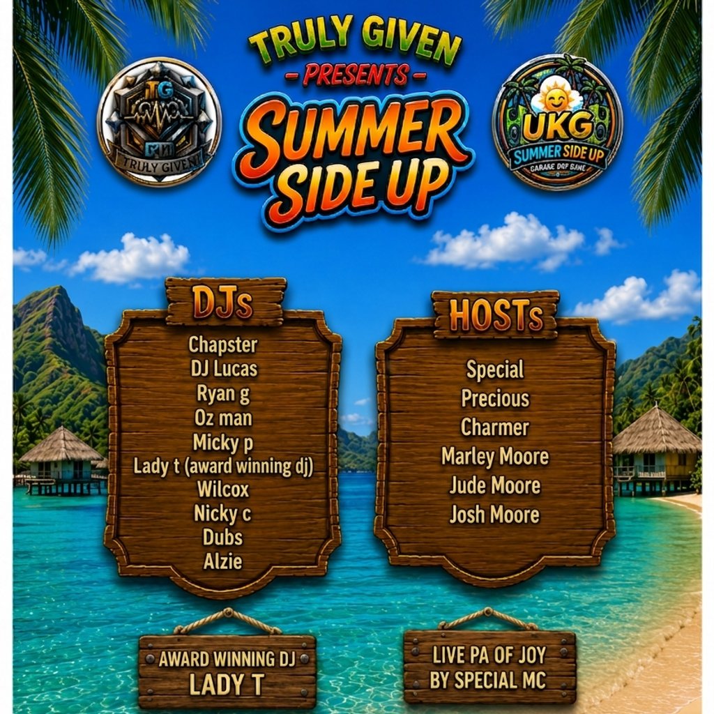 Truly Given Presents Summer Side Up