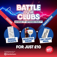 Battle of the Clubs 19/09 - Maidstone at Buzz Bingo Maidstone