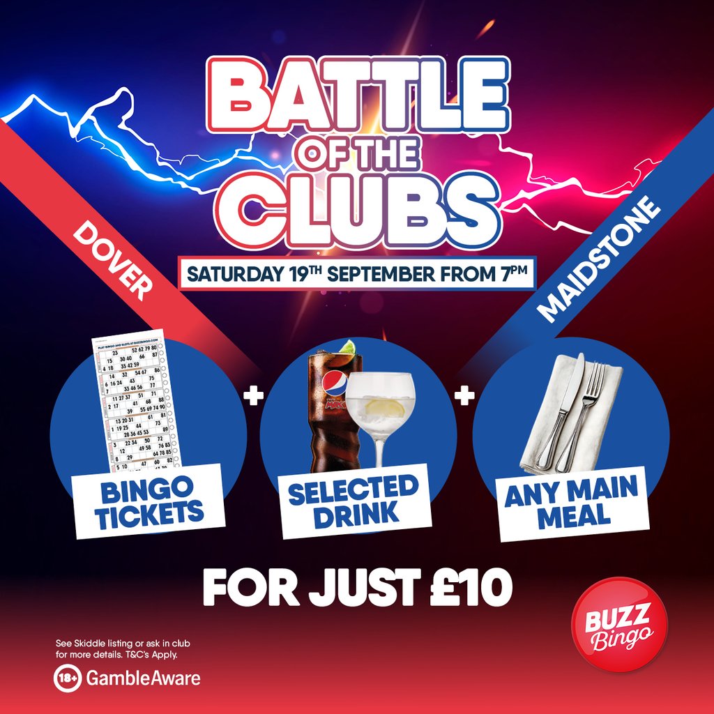 Battle of the Clubs 19/09 - Maidstone at Buzz Bingo Maidstone, Maidstone