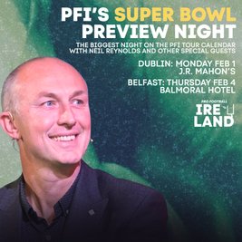 PFI Super Bowl Preview Night - Belfast Balmoral Hotel