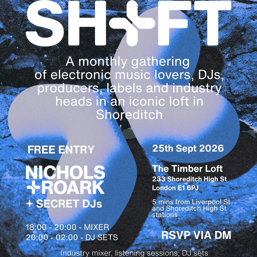 SHIFT Mixer — gig artwork