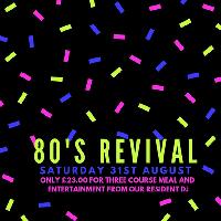 80's Revival at Erskine Brdge Hotel
