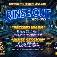 Rinse Out Sessions Second Wash Free Party