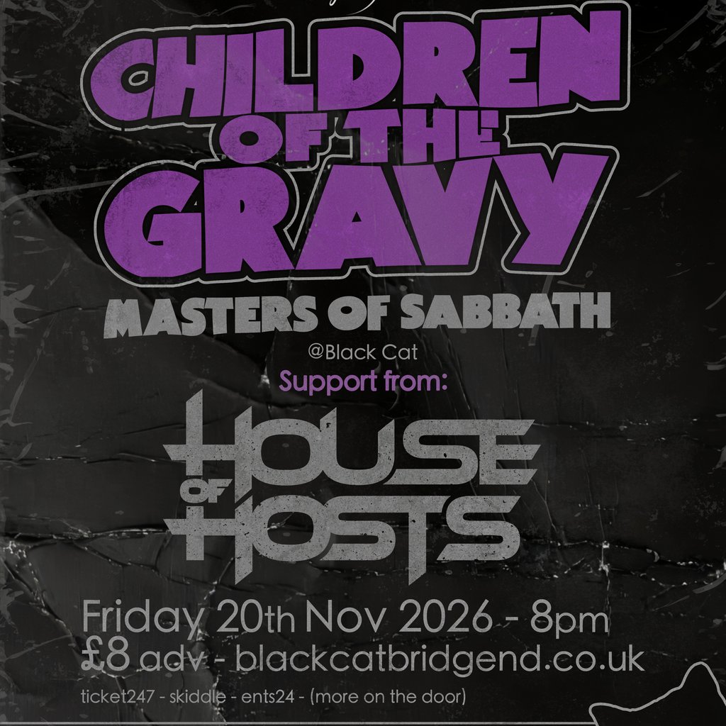 CHILDREN OF THE GRAVY @ Black Cat, Bridgend Image