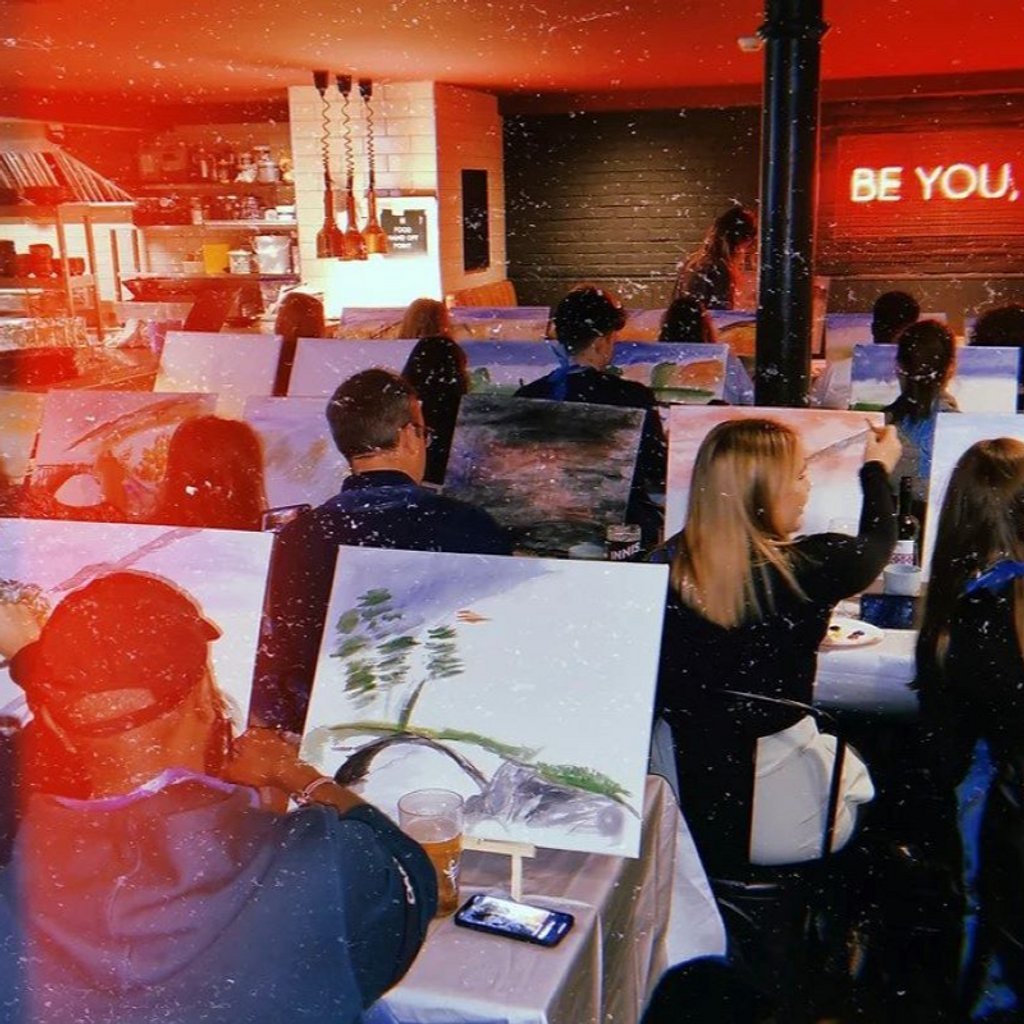 Boozy Brushes, HipHop Sip and Paint Party! Edinburgh Hanover Tap