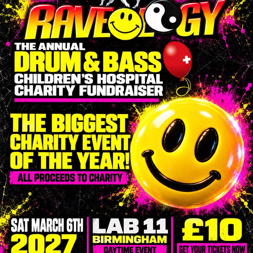 The Annual Drum & Bass Children's Hospital Charity Fundraiser
