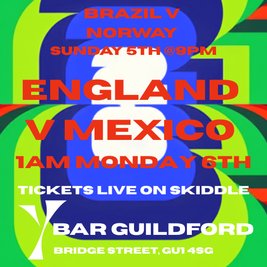 England v Mexico