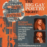 The Big Gay Poetry Night! at Hare And Hounds Kings Heath
