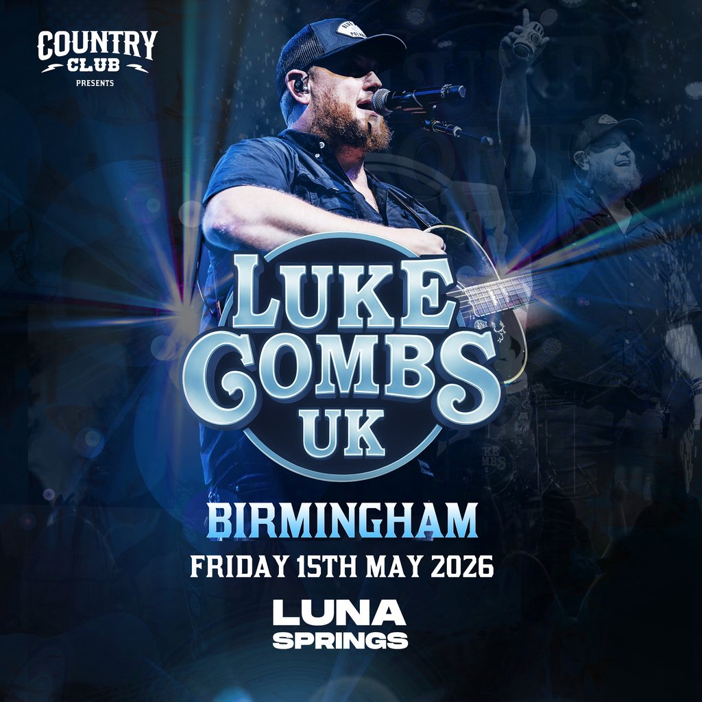 Luke Combs UK - With Full Band Live - Birmingham