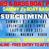 Beers & Bass Boat Party / Sammy J Bday Bash