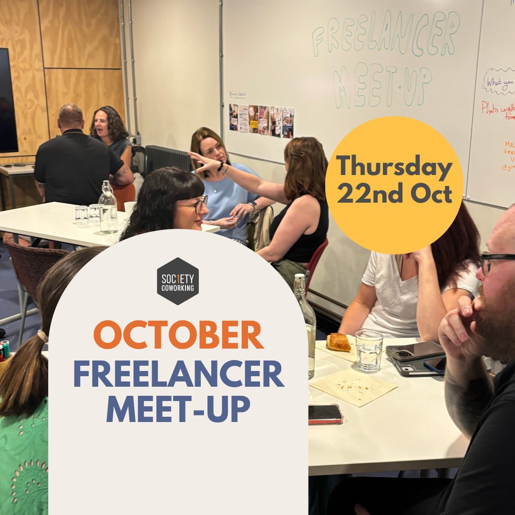 Preston Freelancer Meet-Up: October at Society1, Preston