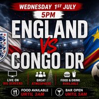 England vs Congo at Bally's Casino Newcastle