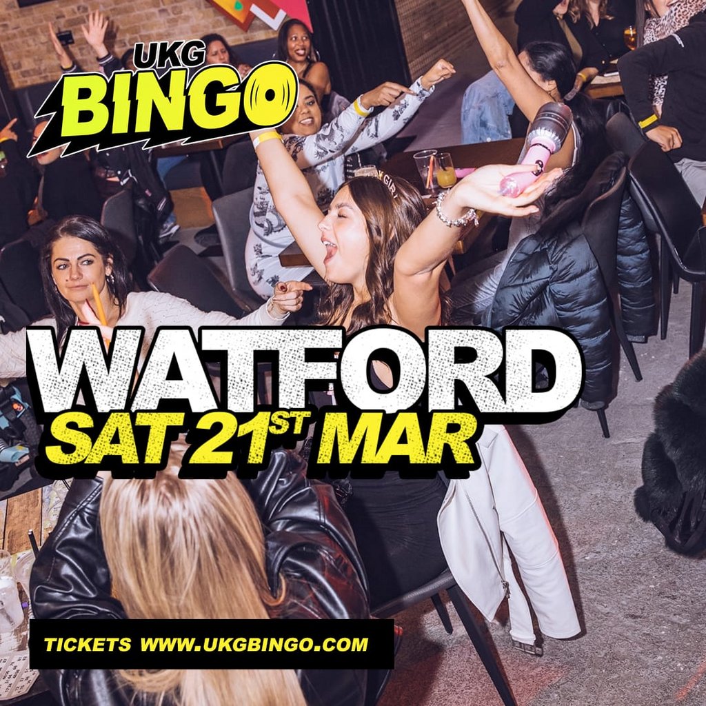UKG Bingo Sat 21st March Watford