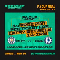 FA CUP Final Live at Freight Brixton