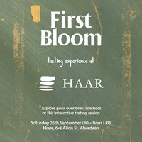 First Bloom Tasting Experience at Haar Coffee Roastery