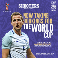 England v Belgium Viewing Party at Shooters Sports Bar Liverpool