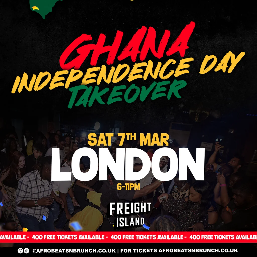 Afrobeats n Brunch x London: Ghana Independence