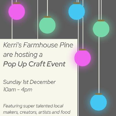 December pop up craft event