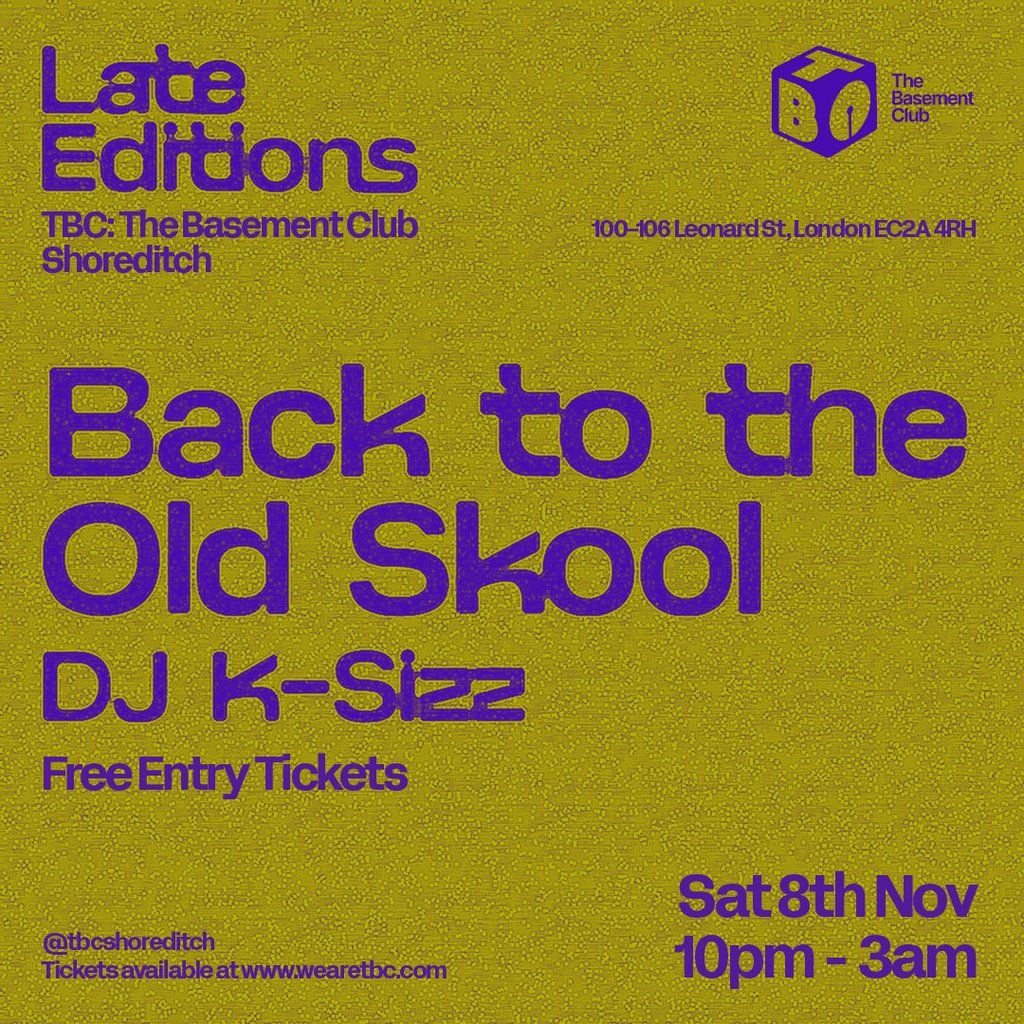 Late Editions: Back to the Old Skool