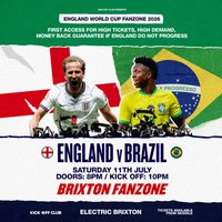 Brixton Fan Zone: England Vs Norway (Quarter Final)