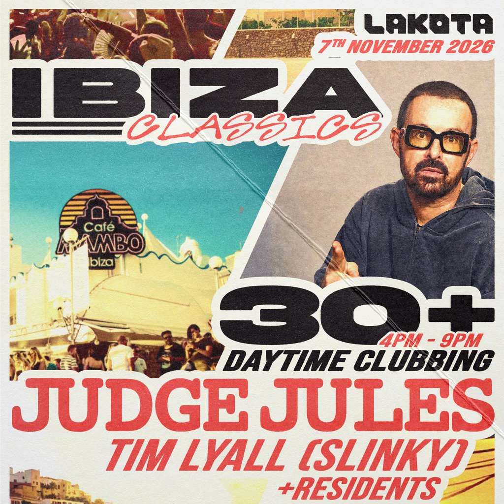 Ibiza Classics: Judge Jules at Lakota, Bristol
