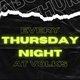 Sabotage Thursdays Event Title Pic
