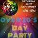 Over 30s Day Party Event Title Pic