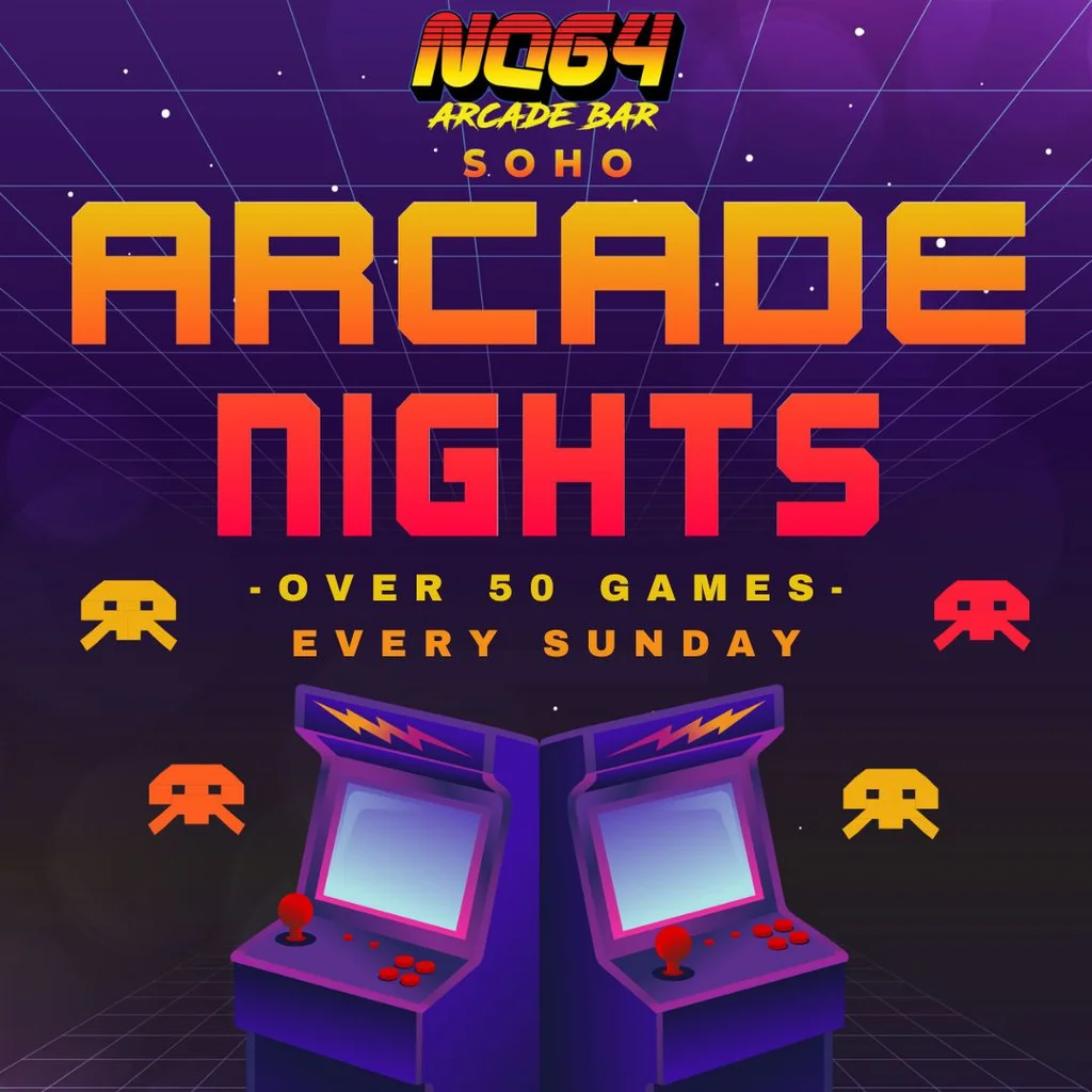 Arcade Nights at NQ64 Shoreditch - Every Sunday