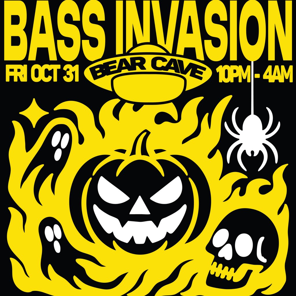 Invasion Rave SEKTOR X SELECTION 59 BASS INVASION Halloween Rave at Bear Cave | 31 ...