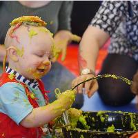 Easter Eggstravaganza messy play party Radcliffe at Radcliffe Leisure Centre