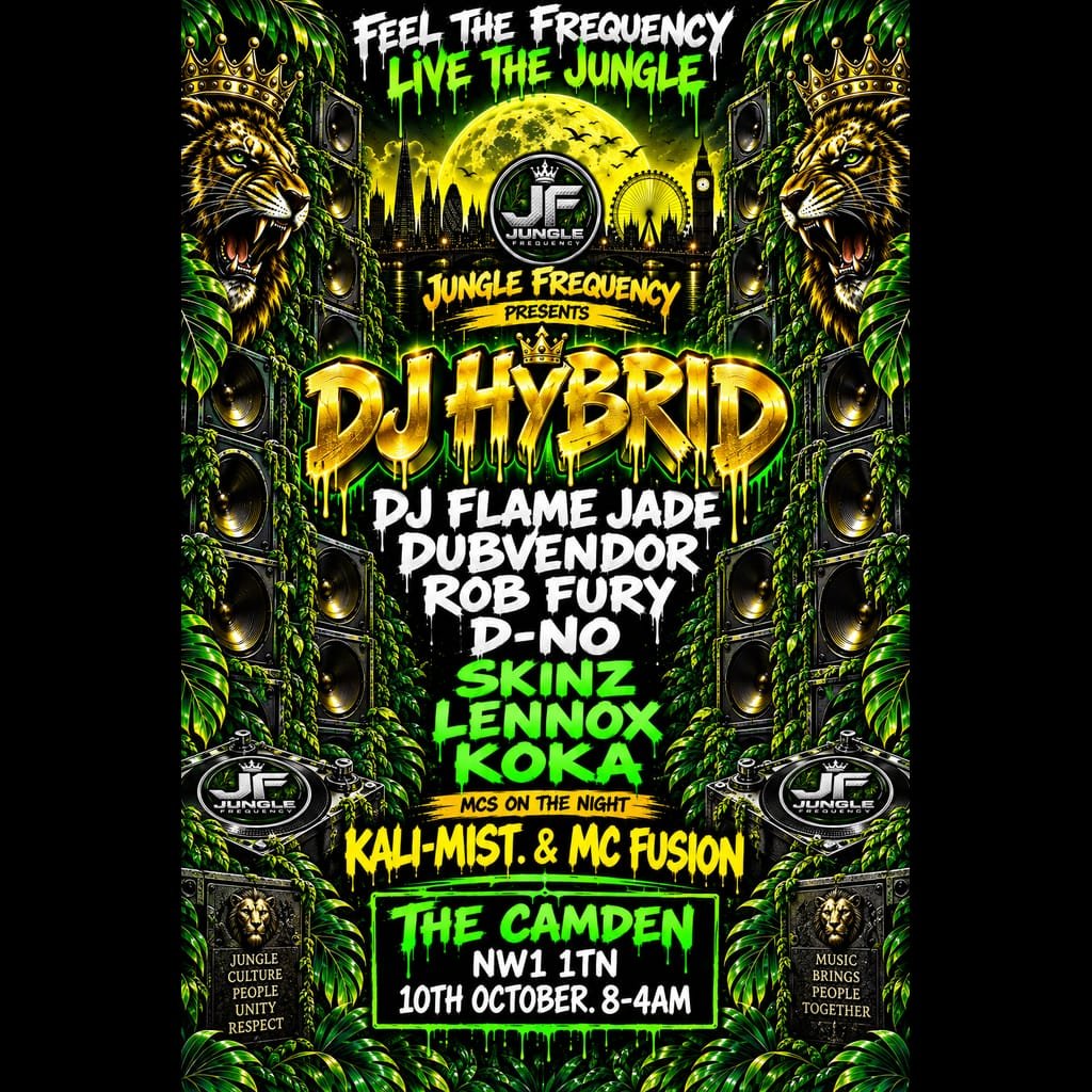 Jungle Frequency Presents DJ Hybrid | Jungle & Drum and Bass