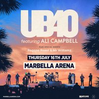 UB40 FT. Ali Campbell at Marbella Arena at Marbella Arena