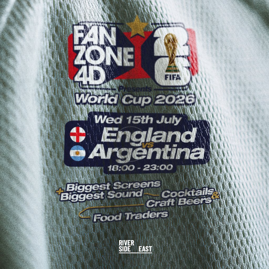 FANZONE 4D x Riverside East: Semi Finals England V Argentina