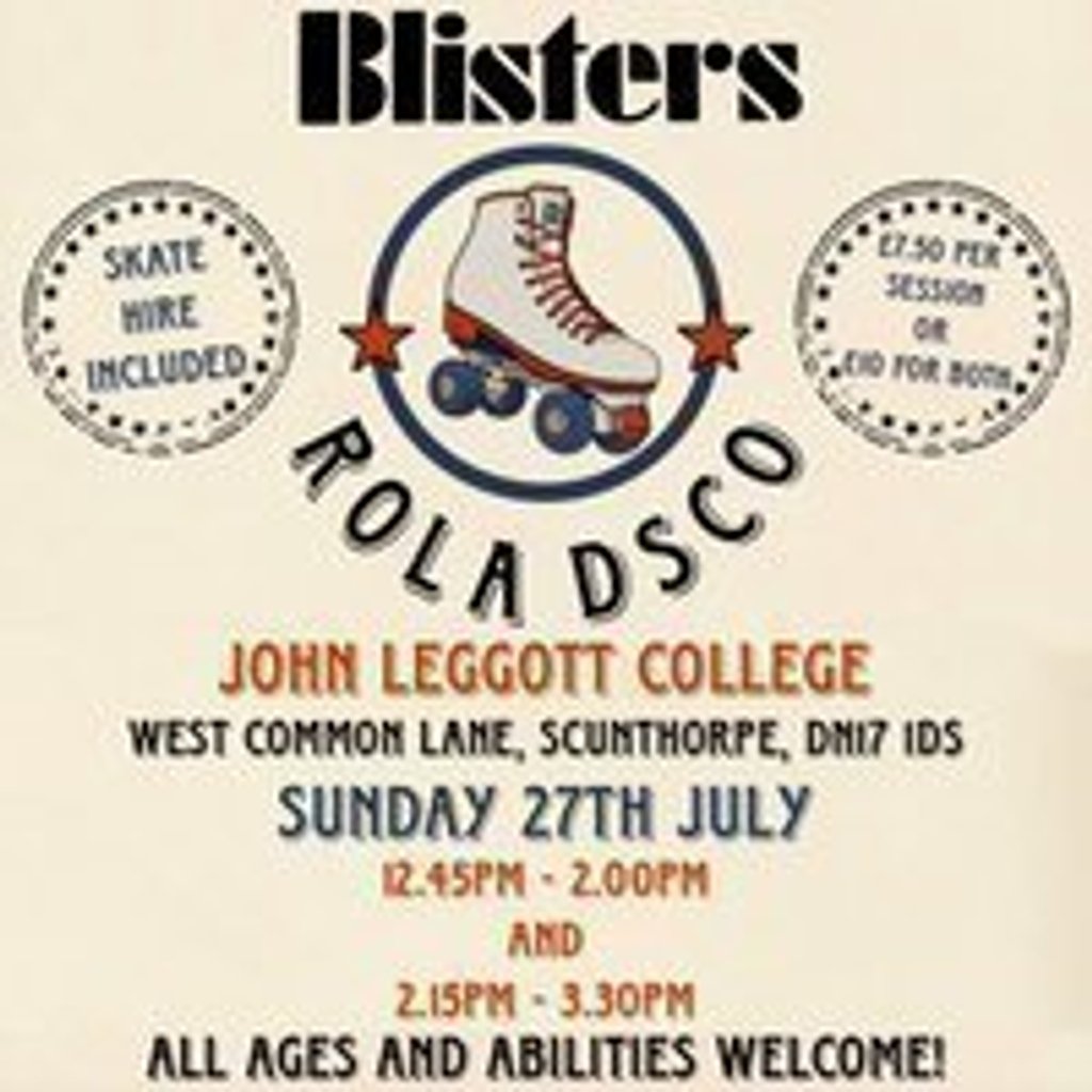 Blisters Rola Dsco Event at John Leggott College Sports Hall at John Leggott Sports Hall (West Common Sports Group), Scunthorpe