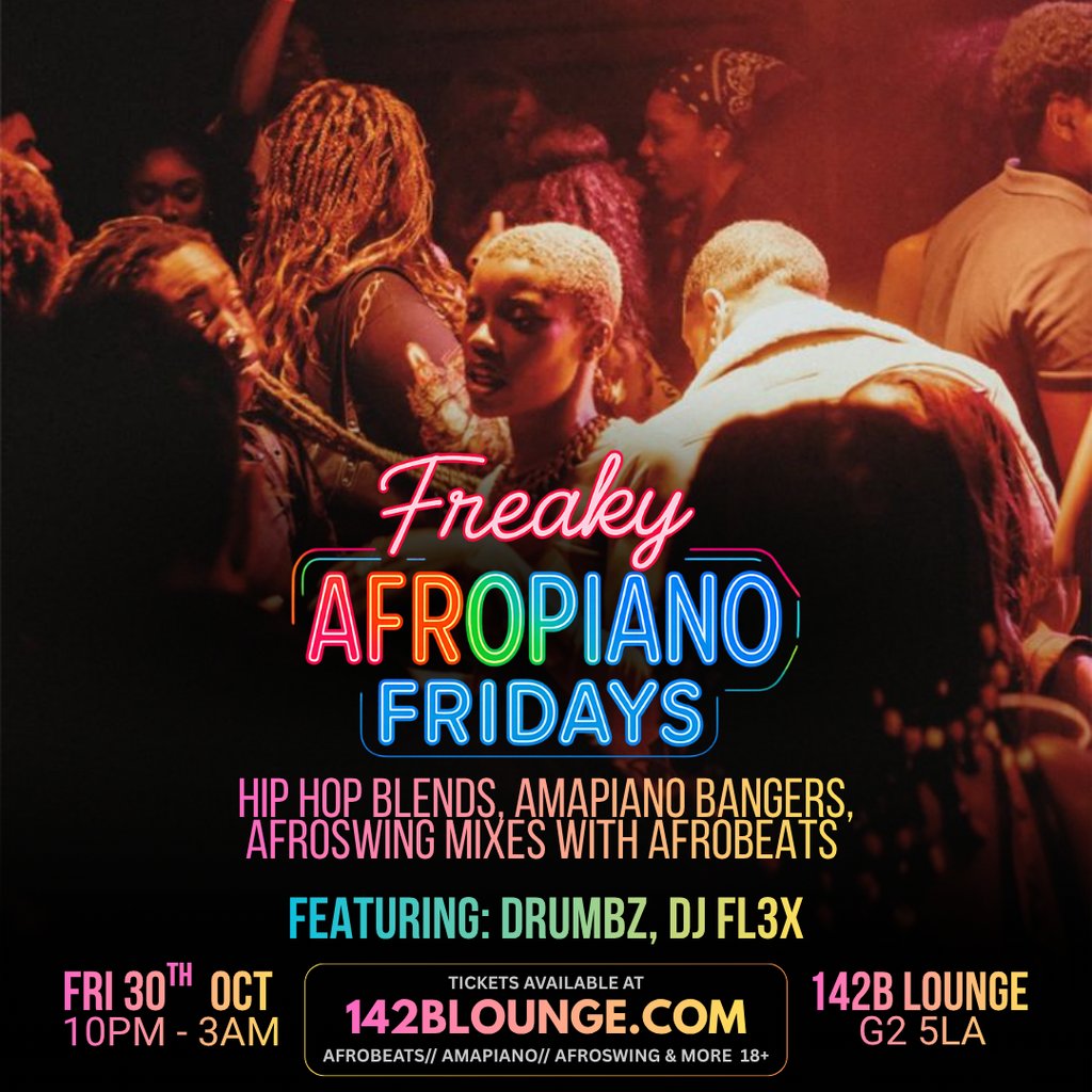 Freaky AfroPiano Fridays!!!