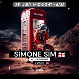 DESIRE - Weekly Thursday After Party - SIMONE SIM