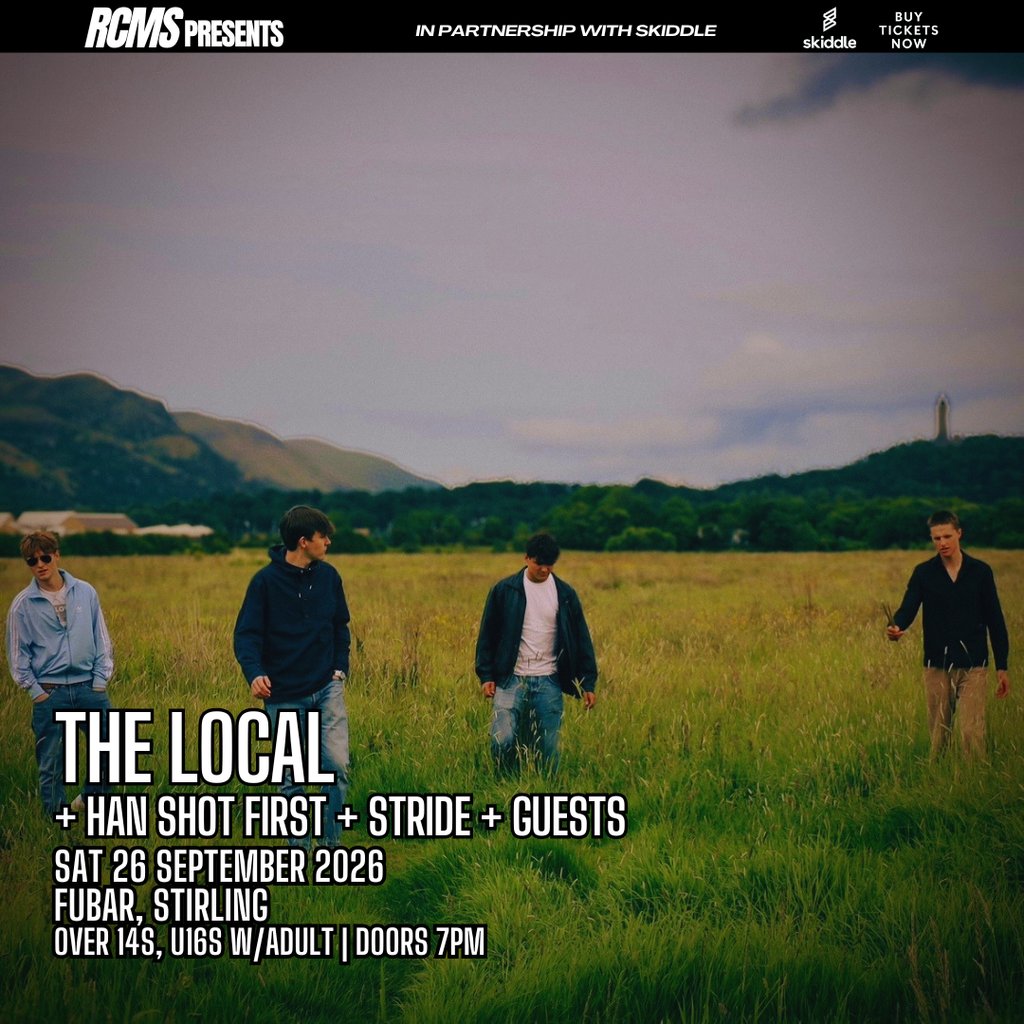 The Local, Han Shot First, Stride — gig artwork