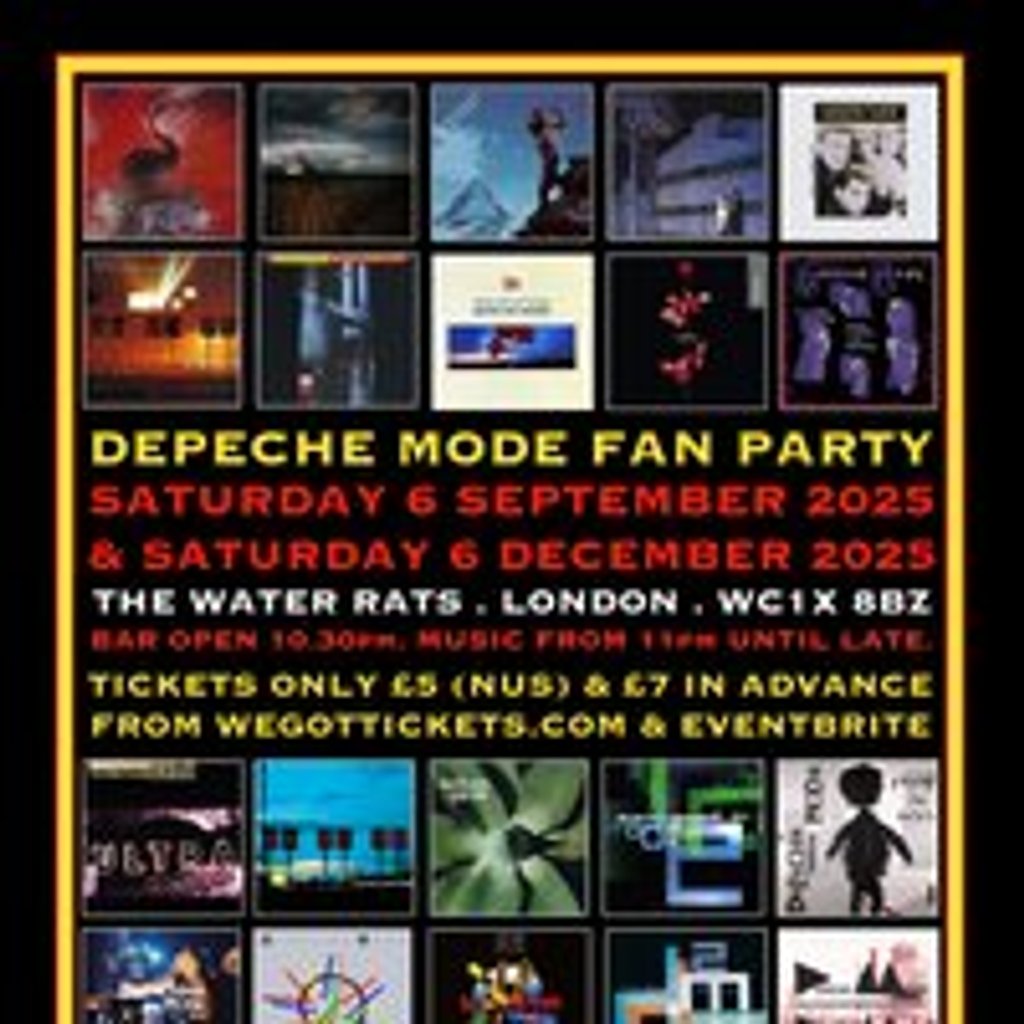 Depeche Mode Xmas Fan Party @ The Water Rats, London