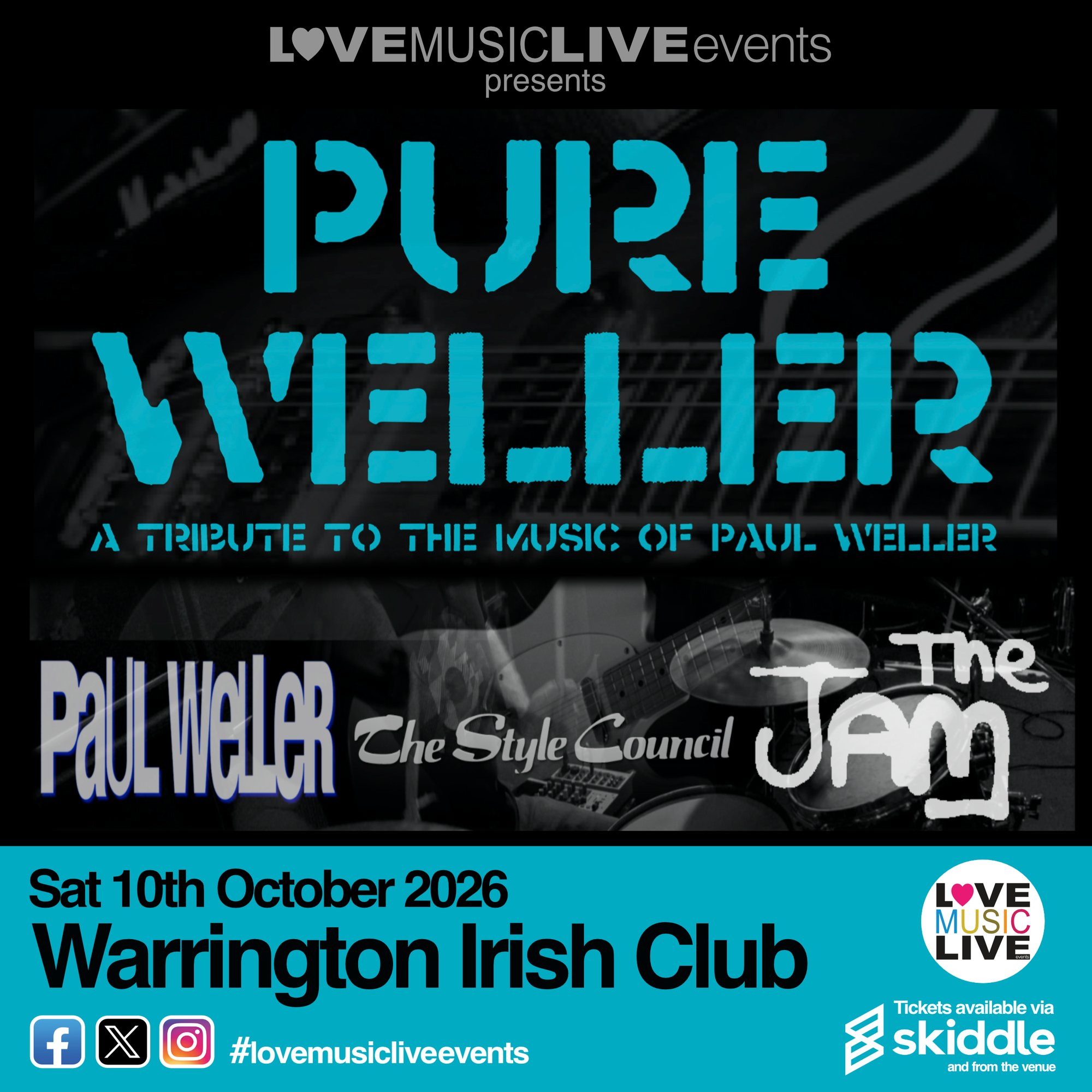 Tickets: PURE WELLER - A Tribute to Paul Weller, Style Council