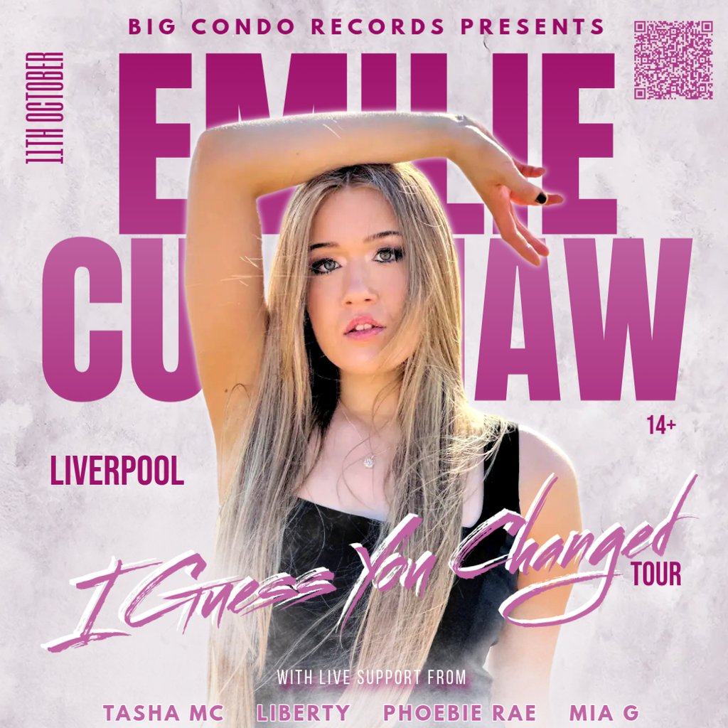 Big Condo Records Presents Emilie Culshaw IGYC Tour Liverpool